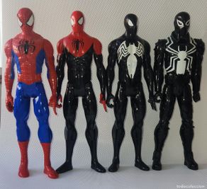 Figuren von Marvel: SPIDERMAN Hasbro 2014 HOMBRE ARAÑA lote de 4 figuras 28,5cm de altura MARVEL COMICS